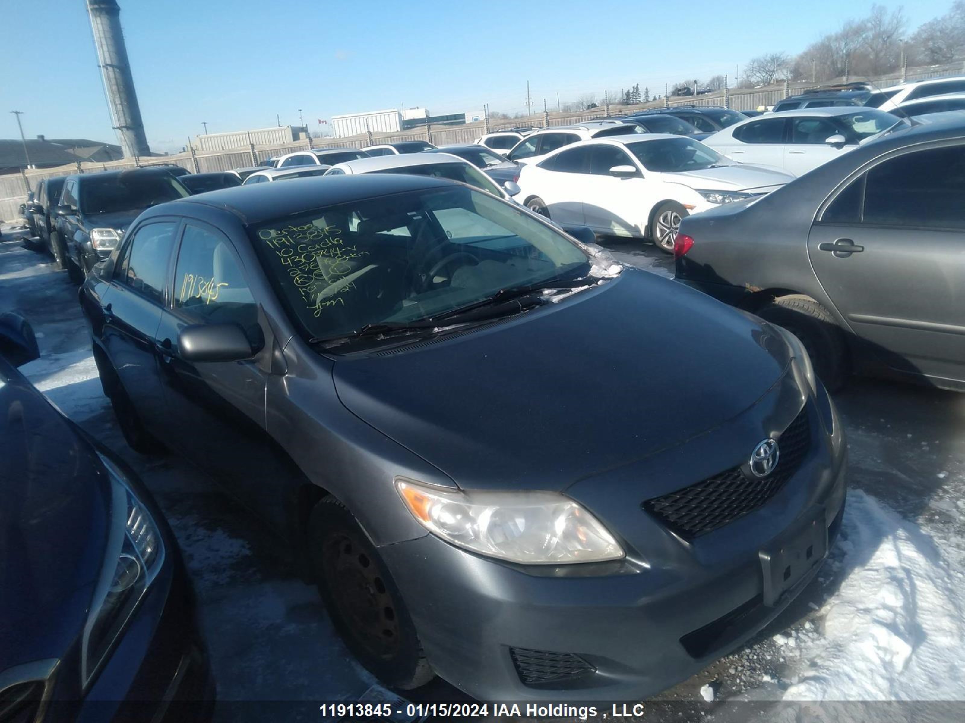 TOYOTA COROLLA 2010 2t1bu4ee4ac430744