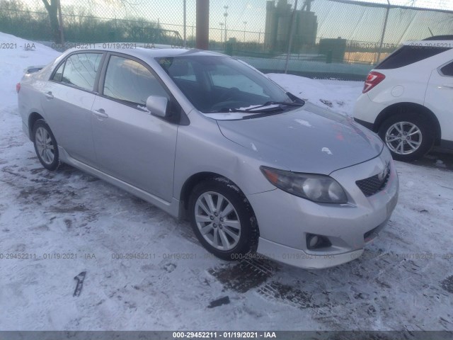 TOYOTA COROLLA 2010 2t1bu4ee4ac447527