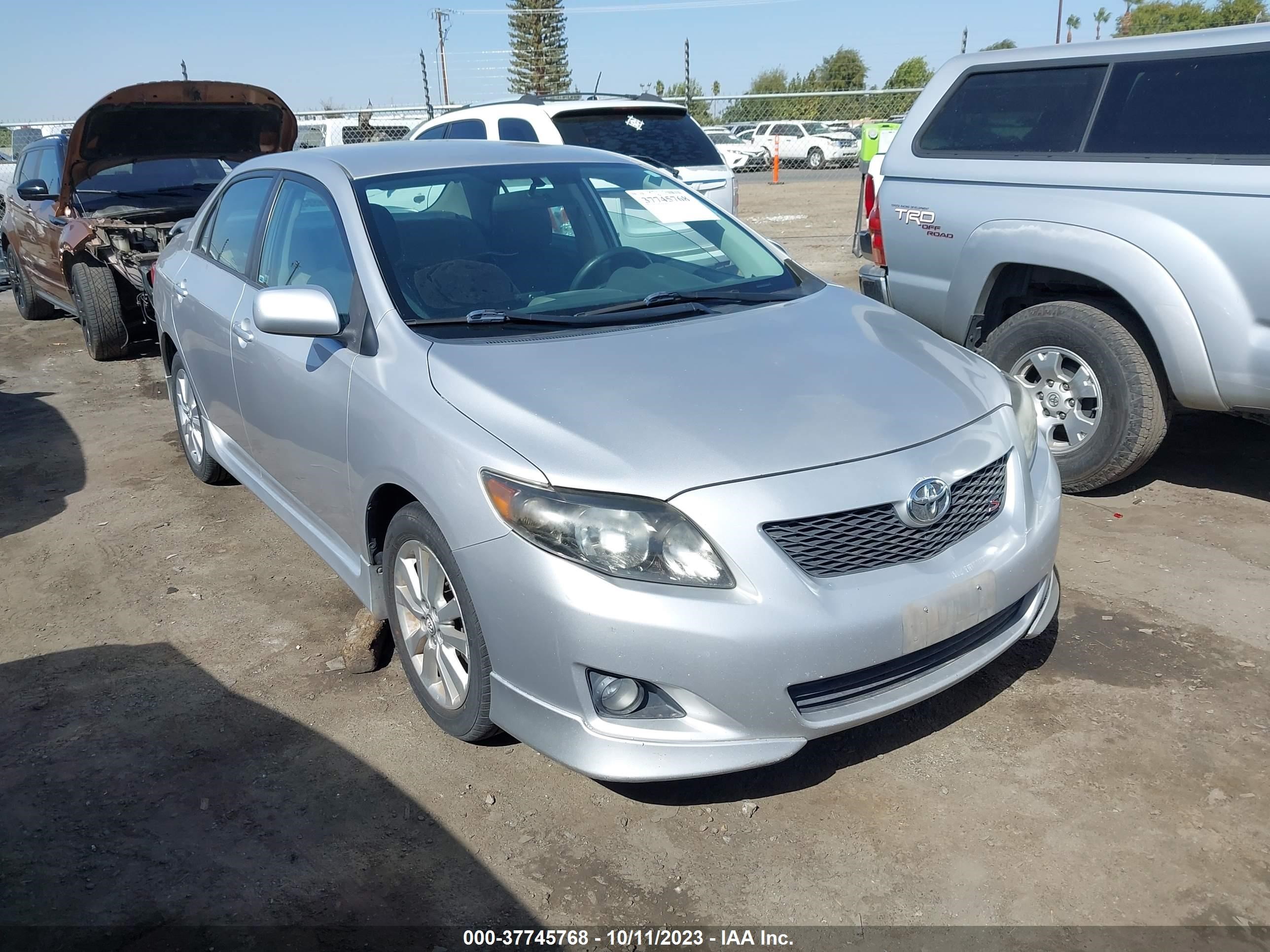 TOYOTA COROLLA 2010 2t1bu4ee4ac453408