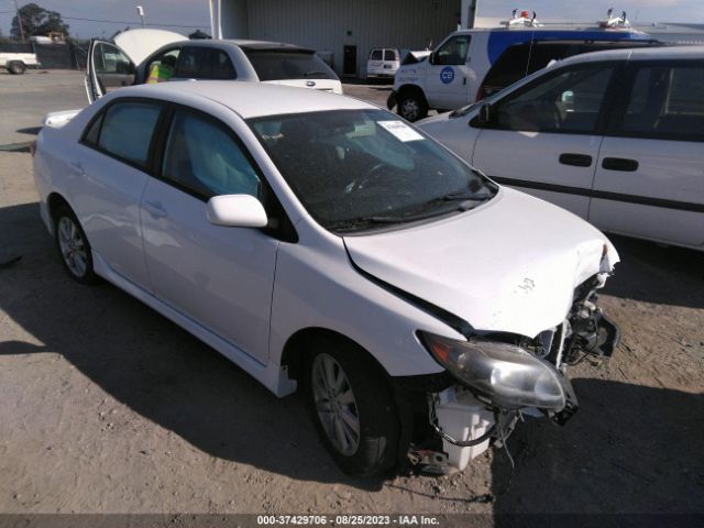 TOYOTA COROLLA 2010 2t1bu4ee4ac520010