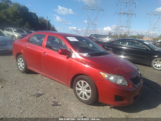 TOYOTA COROLLA 2010 2t1bu4ee4ac522792