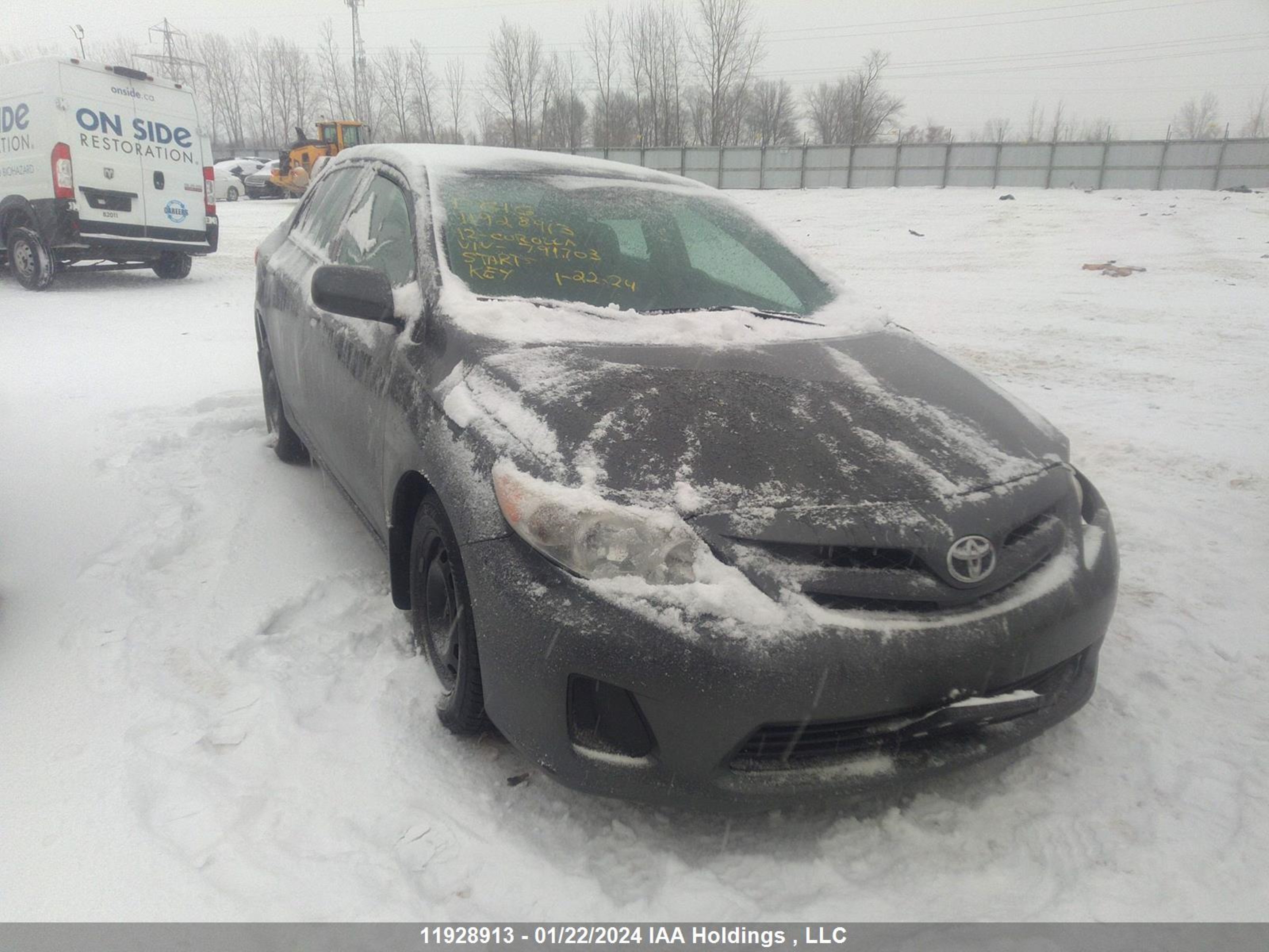 TOYOTA COROLLA 2012 2t1bu4ee4cc791703