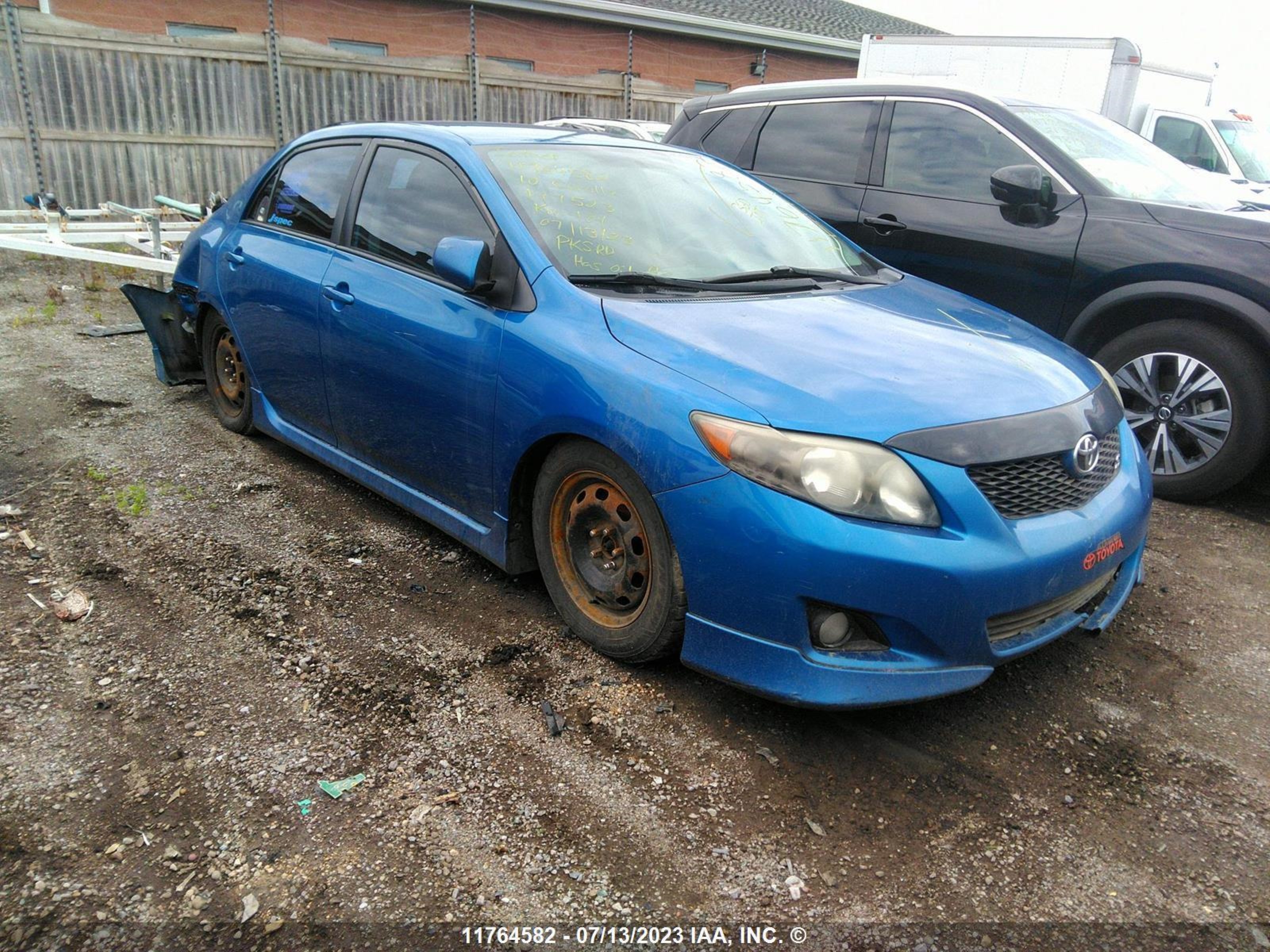 TOYOTA COROLLA 2010 2t1bu4ee5ac197523