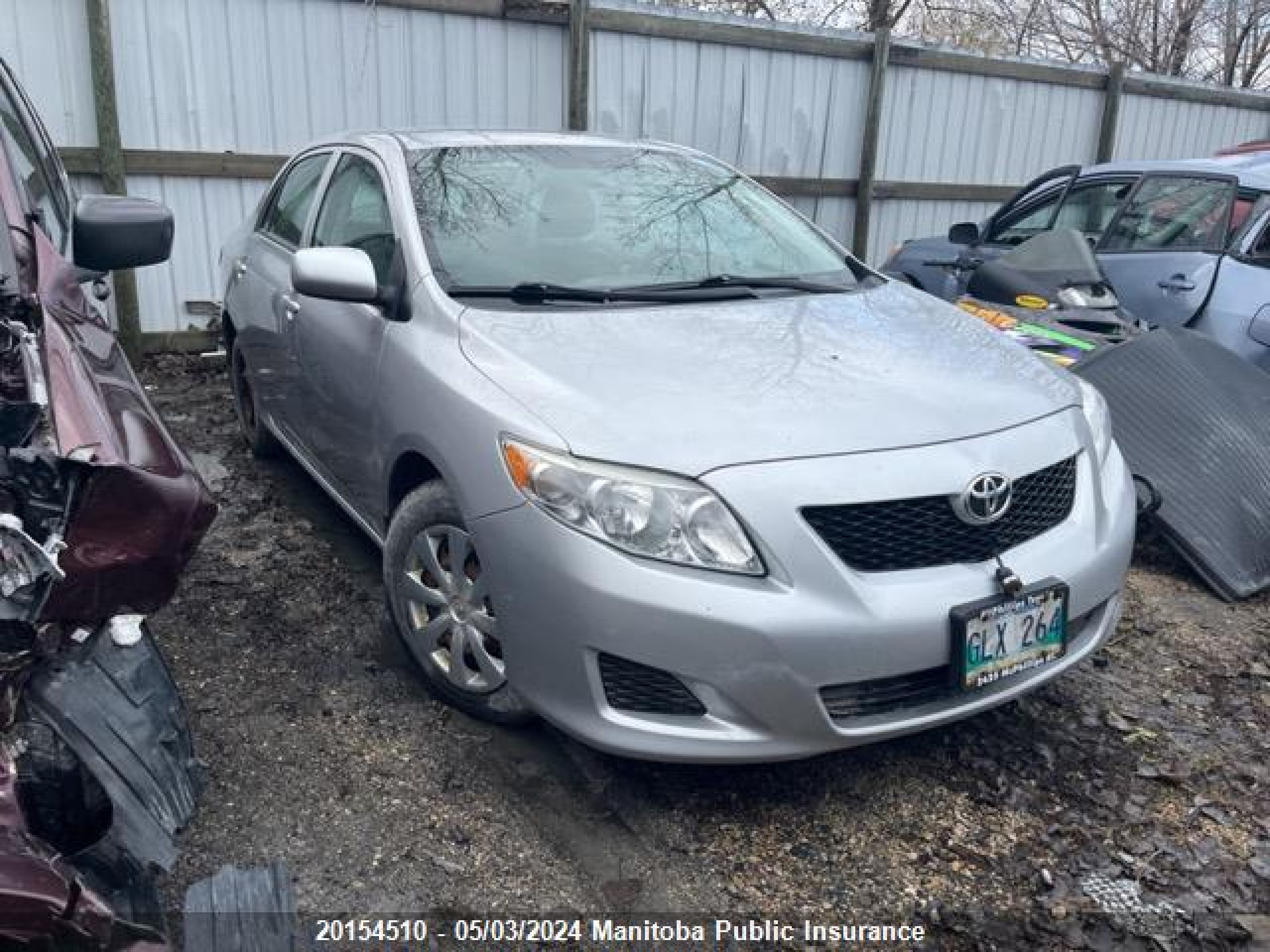 TOYOTA COROLLA 2010 2t1bu4ee5ac212702