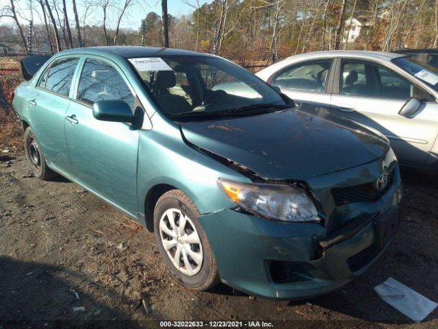 TOYOTA COROLLA 2010 2t1bu4ee5ac254285