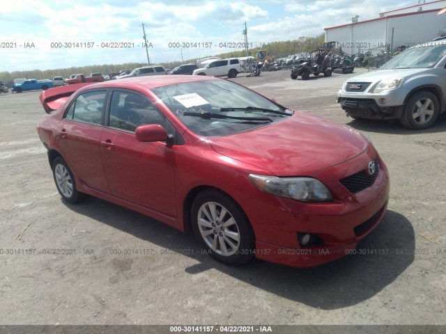 TOYOTA COROLLA 2010 2t1bu4ee5ac257509