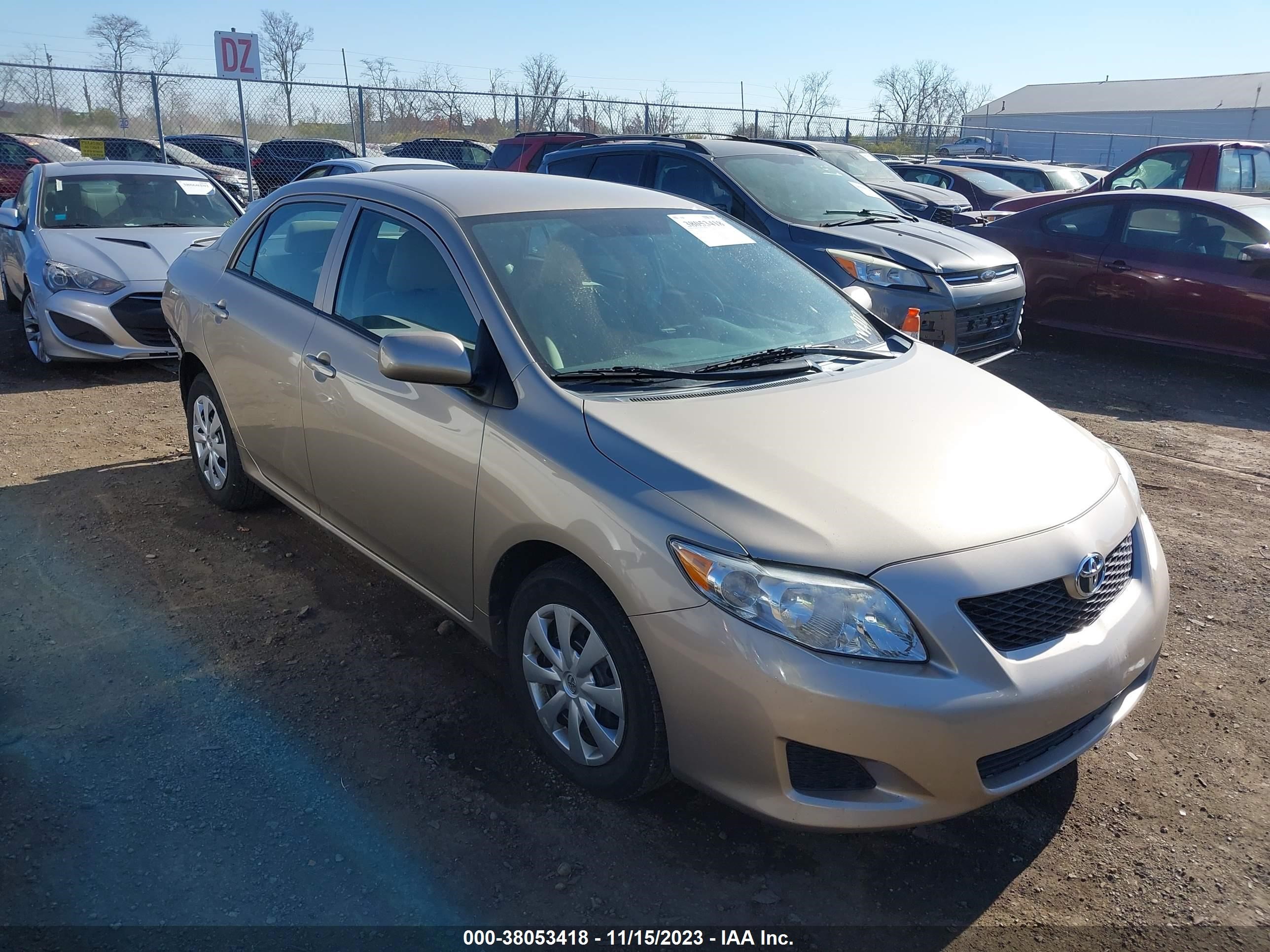 TOYOTA COROLLA 2010 2t1bu4ee5ac258238