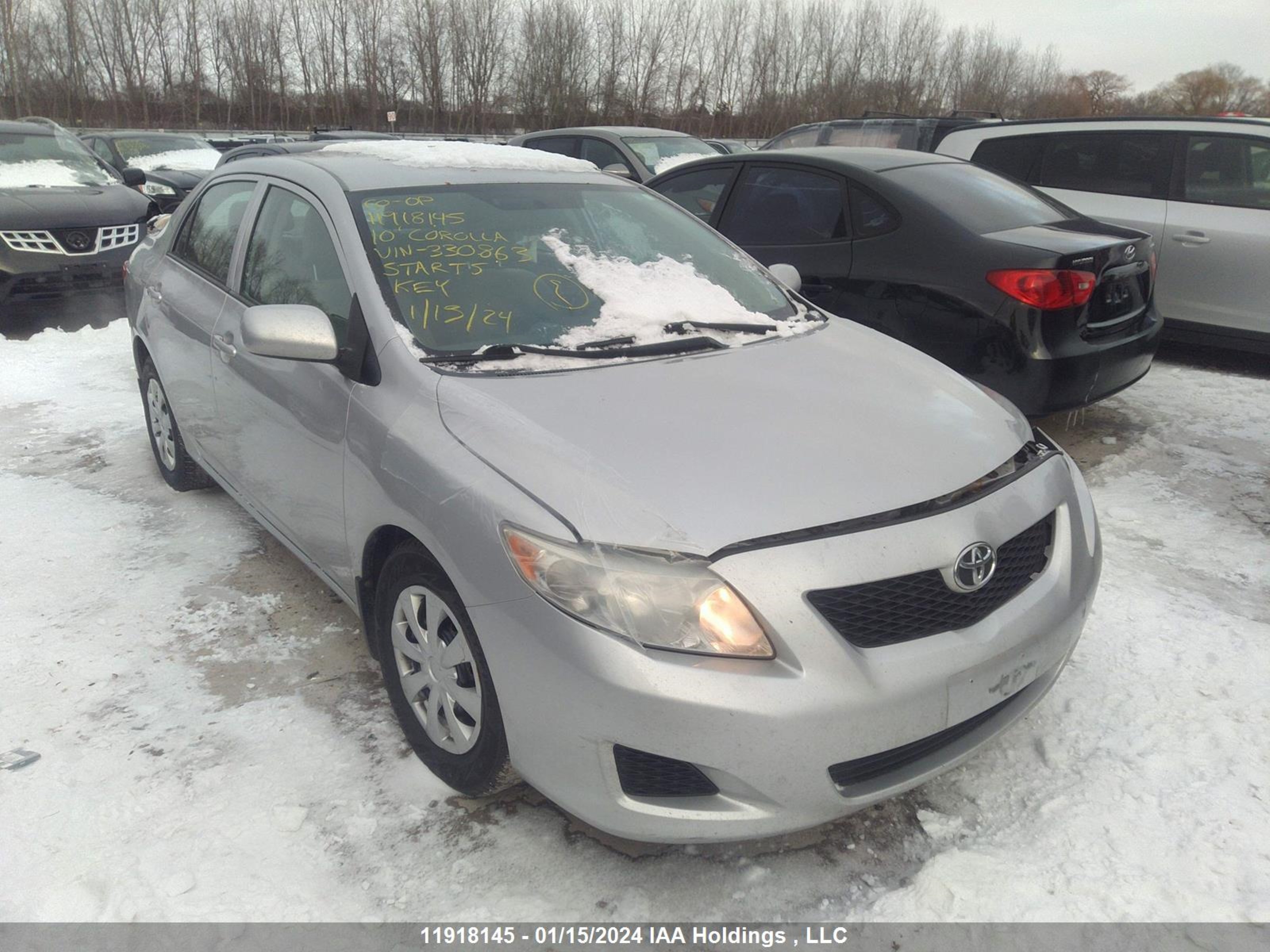 TOYOTA COROLLA 2010 2t1bu4ee5ac330863