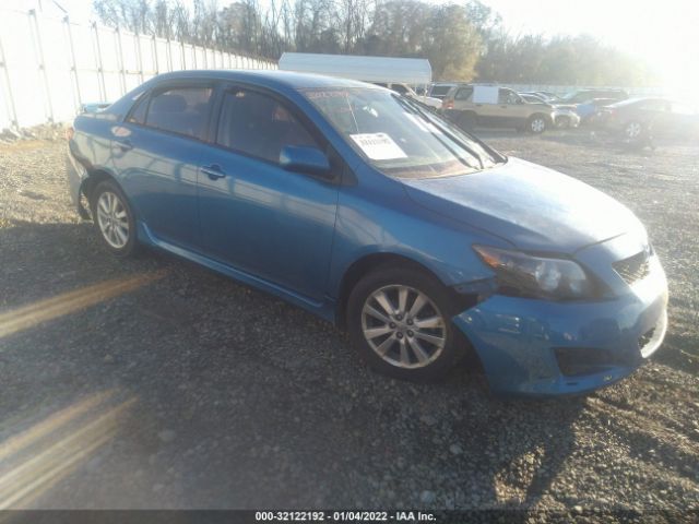 TOYOTA COROLLA 2010 2t1bu4ee5ac360705