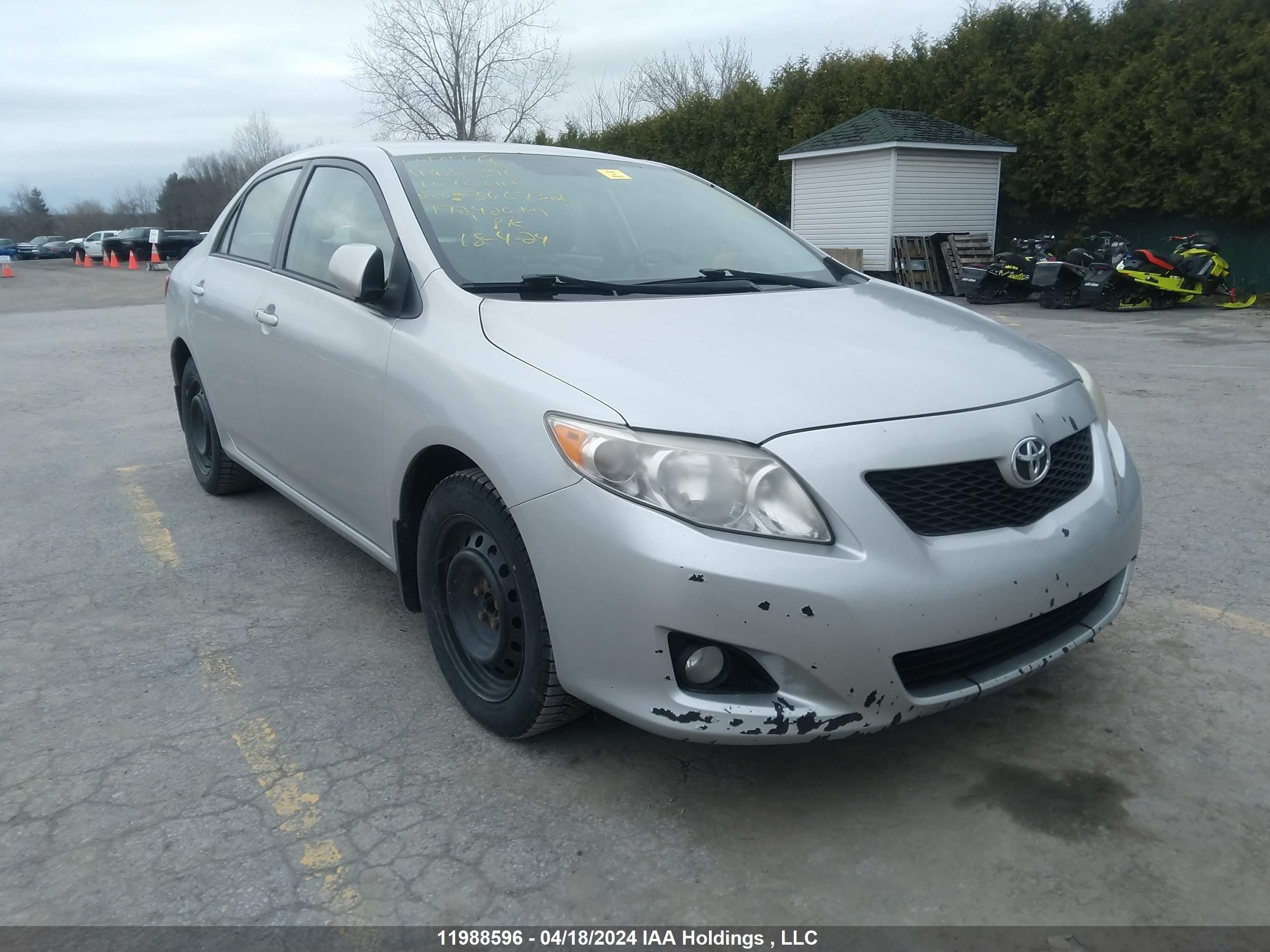 TOYOTA COROLLA 2010 2t1bu4ee5ac366732