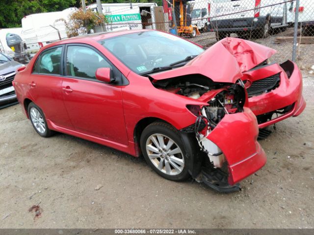 TOYOTA COROLLA 2010 2t1bu4ee5ac412009