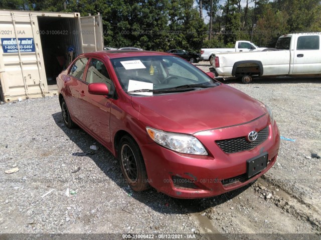 TOYOTA COROLLA 2010 2t1bu4ee5ac435631