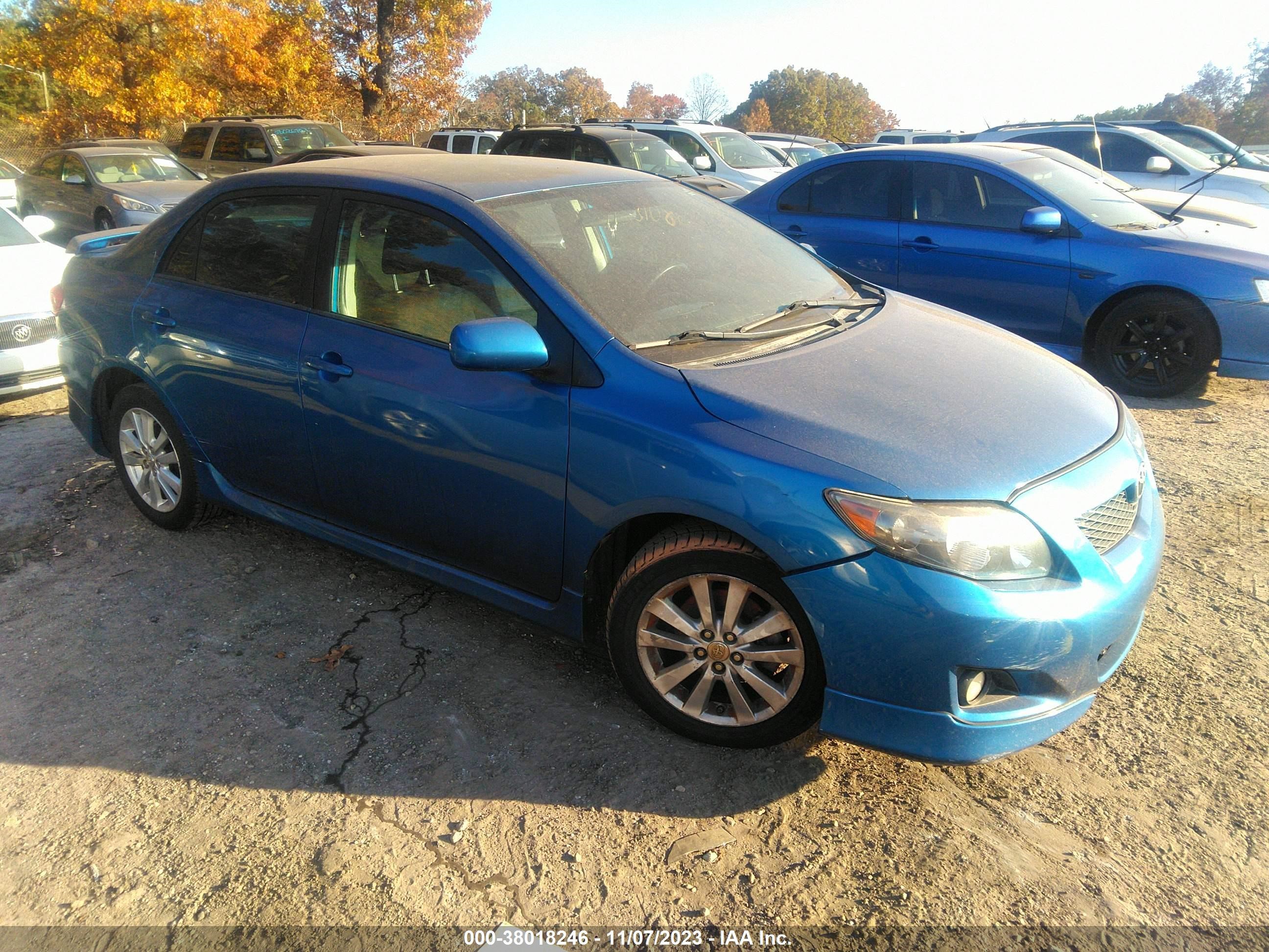 TOYOTA COROLLA 2010 2t1bu4ee5ac439839