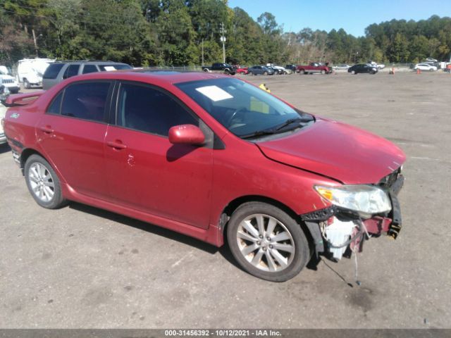 TOYOTA COROLLA 2010 2t1bu4ee5ac465616