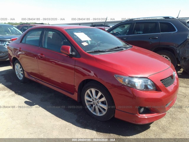 TOYOTA COROLLA 2010 2t1bu4ee5ac479127