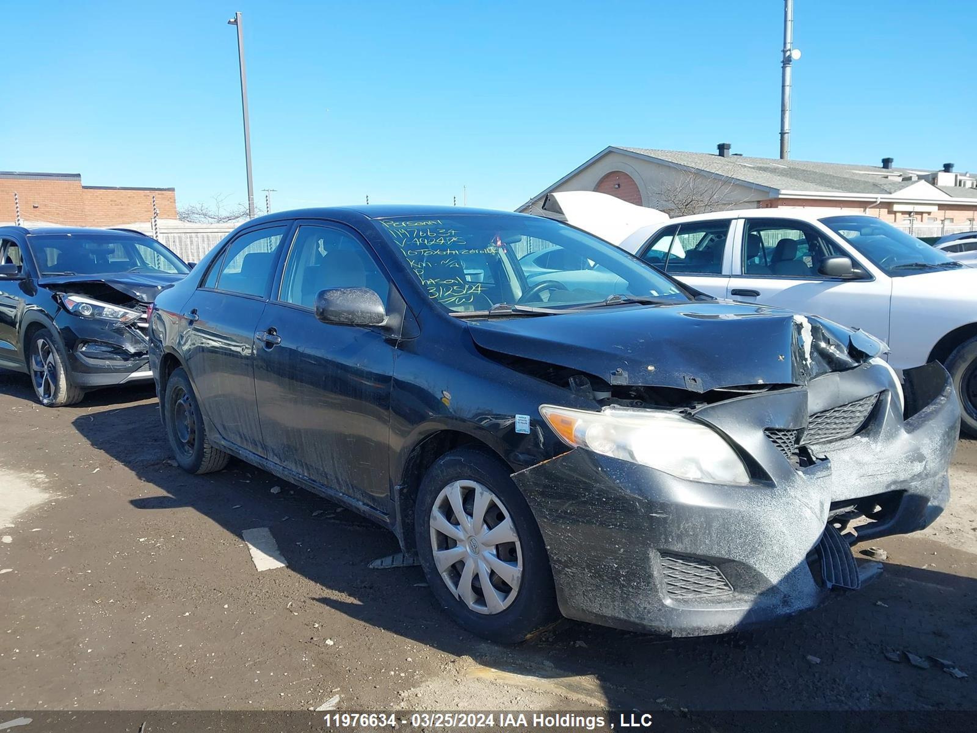 TOYOTA COROLLA 2010 2t1bu4ee5ac492475