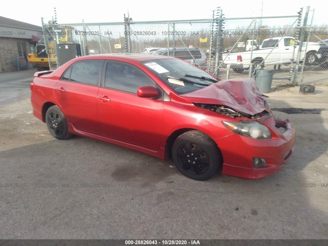 TOYOTA COROLLA 2010 2t1bu4ee5ac497353