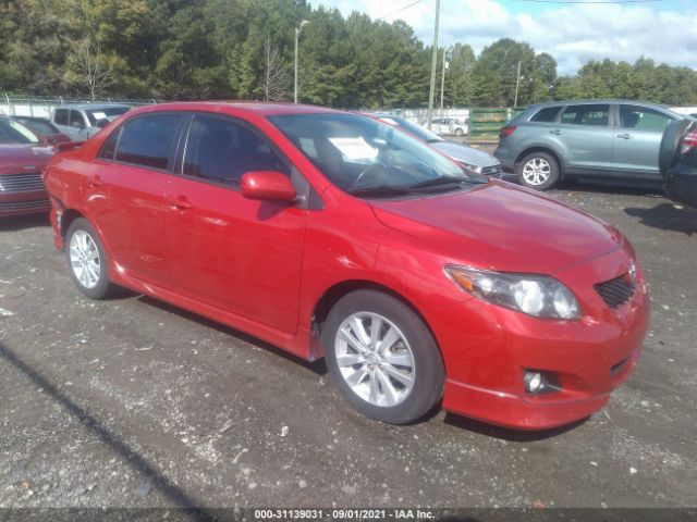 TOYOTA COROLLA 2010 2t1bu4ee5ac501370