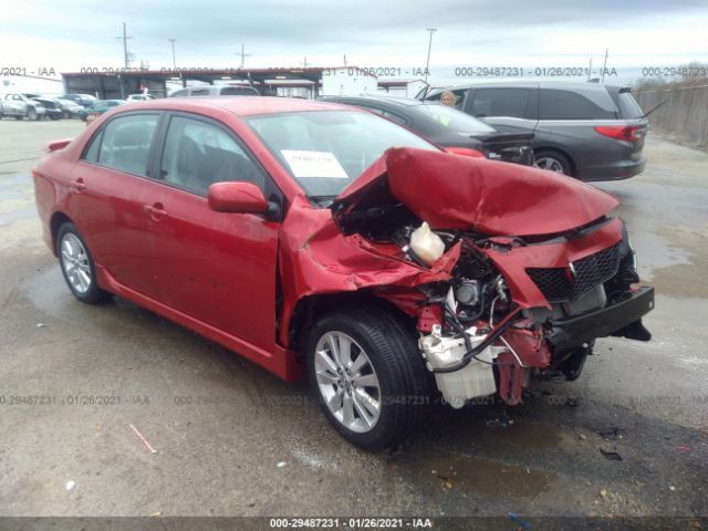 TOYOTA COROLLA 2010 2t1bu4ee5ac504110