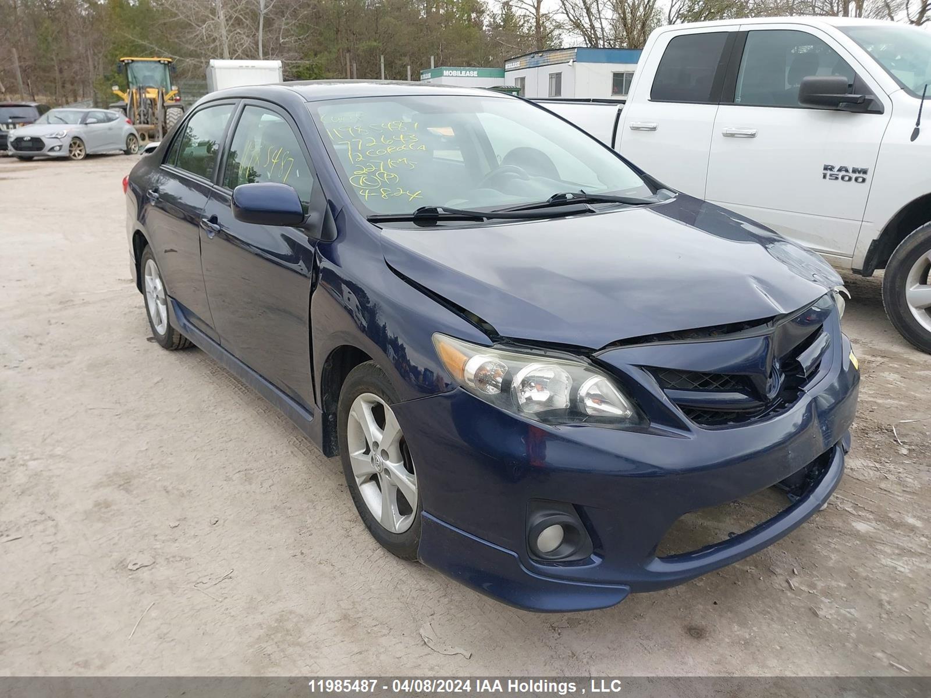 TOYOTA COROLLA 2012 2t1bu4ee5cc772643