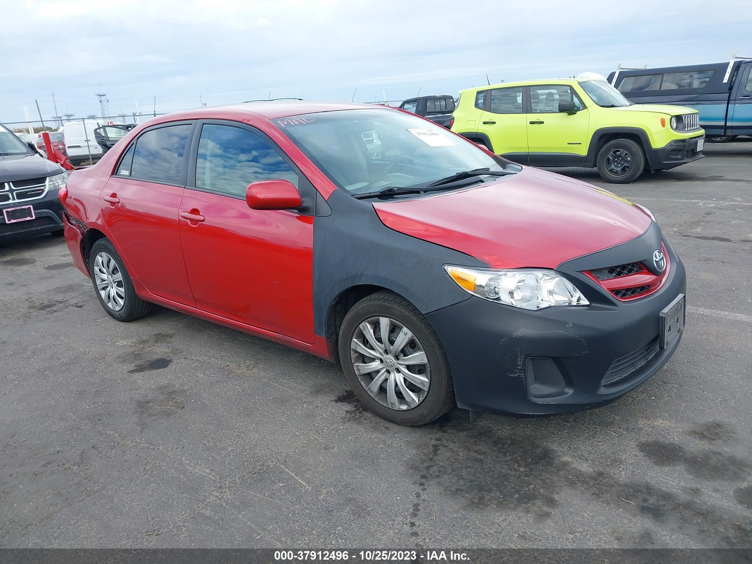 TOYOTA COROLLA 2012 2t1bu4ee5cc825664