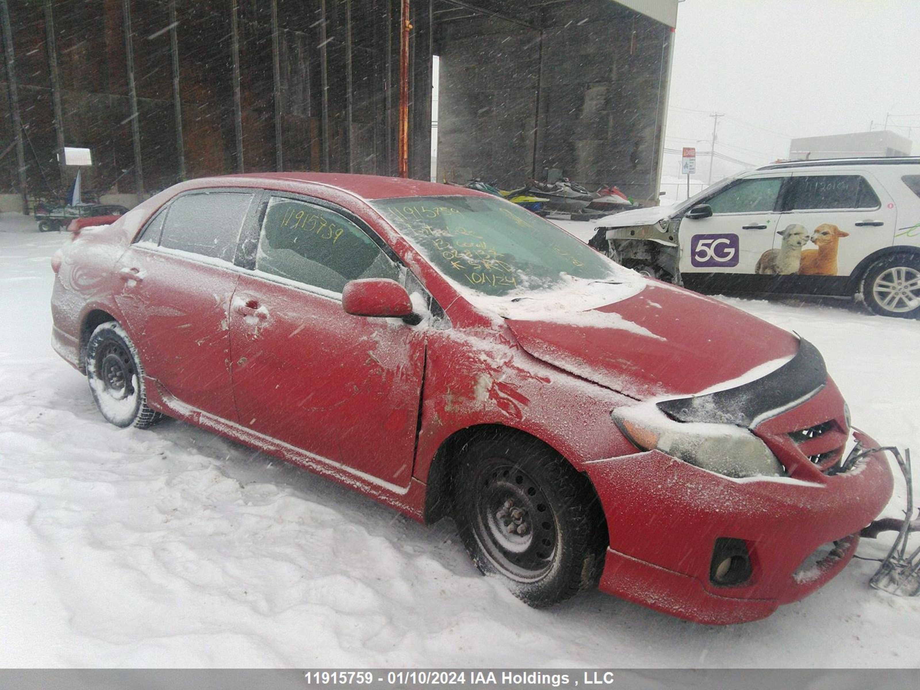 TOYOTA COROLLA 2013 2t1bu4ee5dc028137