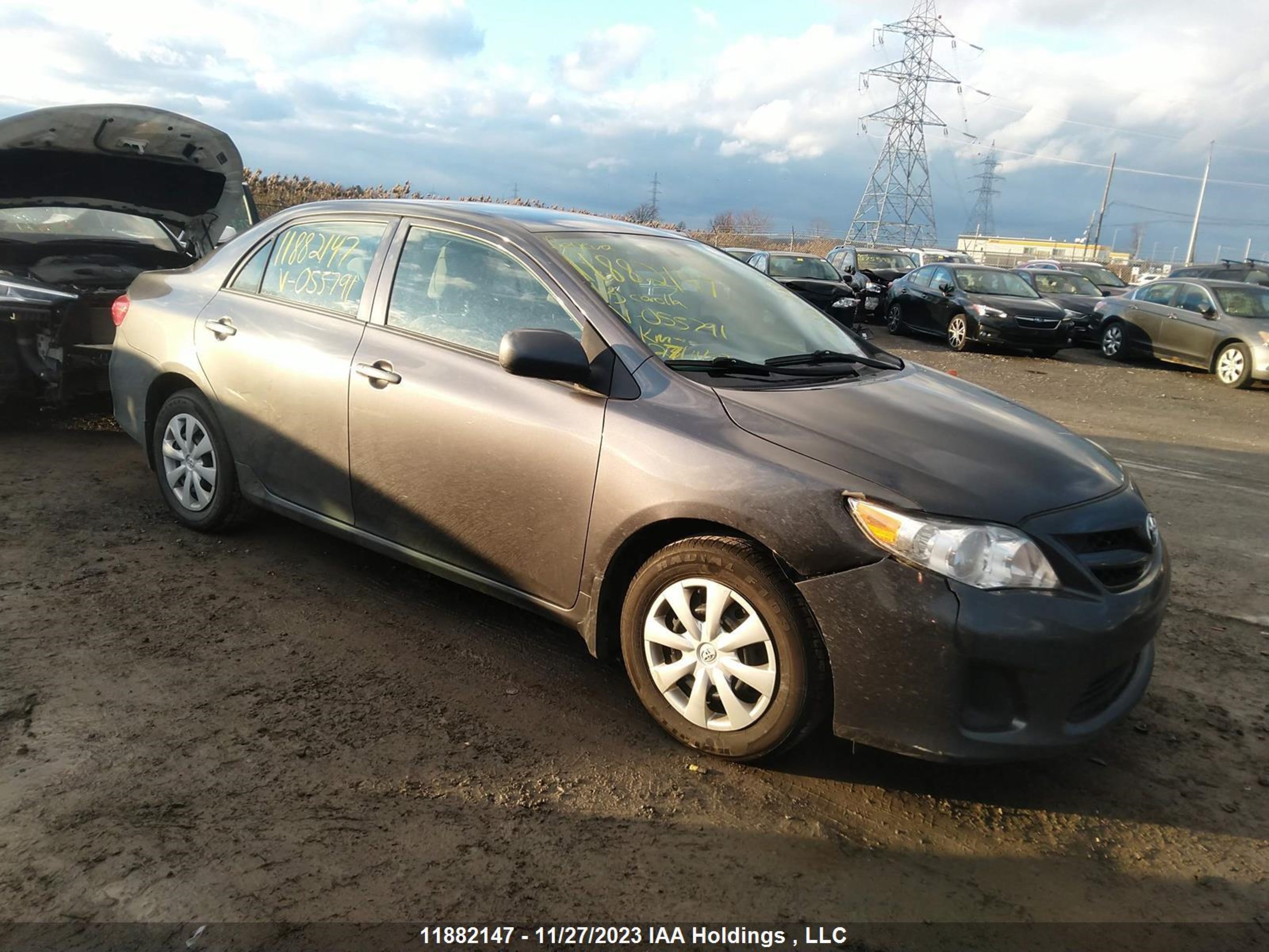 TOYOTA COROLLA 2013 2t1bu4ee5dc055791