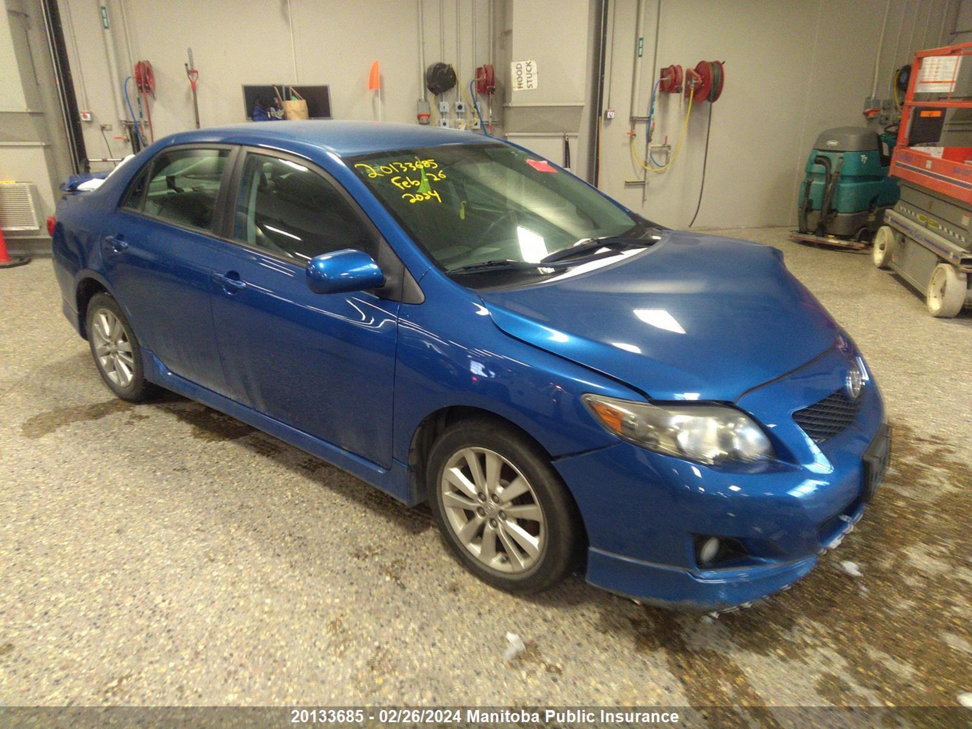 TOYOTA COROLLA 2010 2t1bu4ee6ac204768