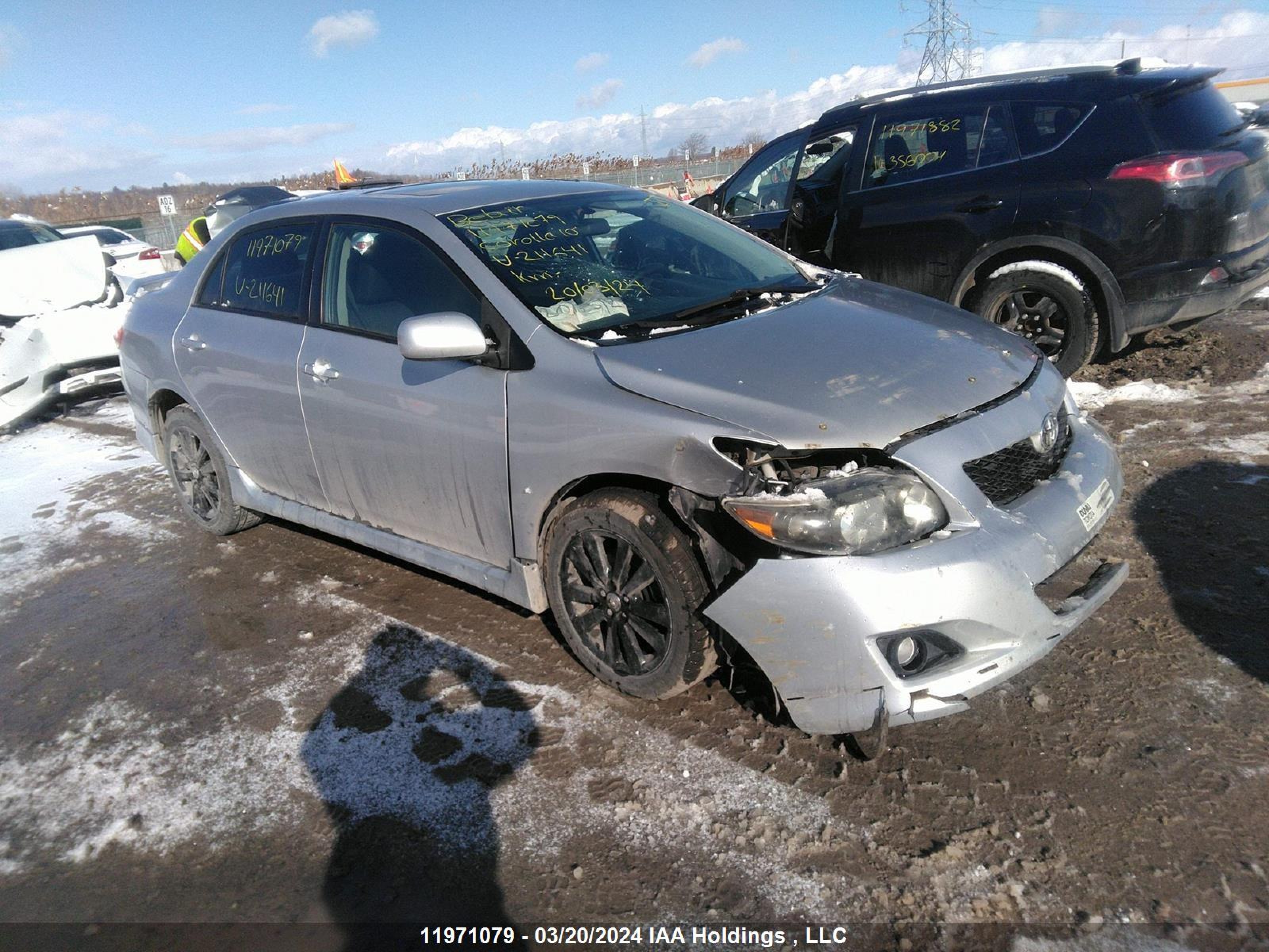 TOYOTA COROLLA 2010 2t1bu4ee6ac211641