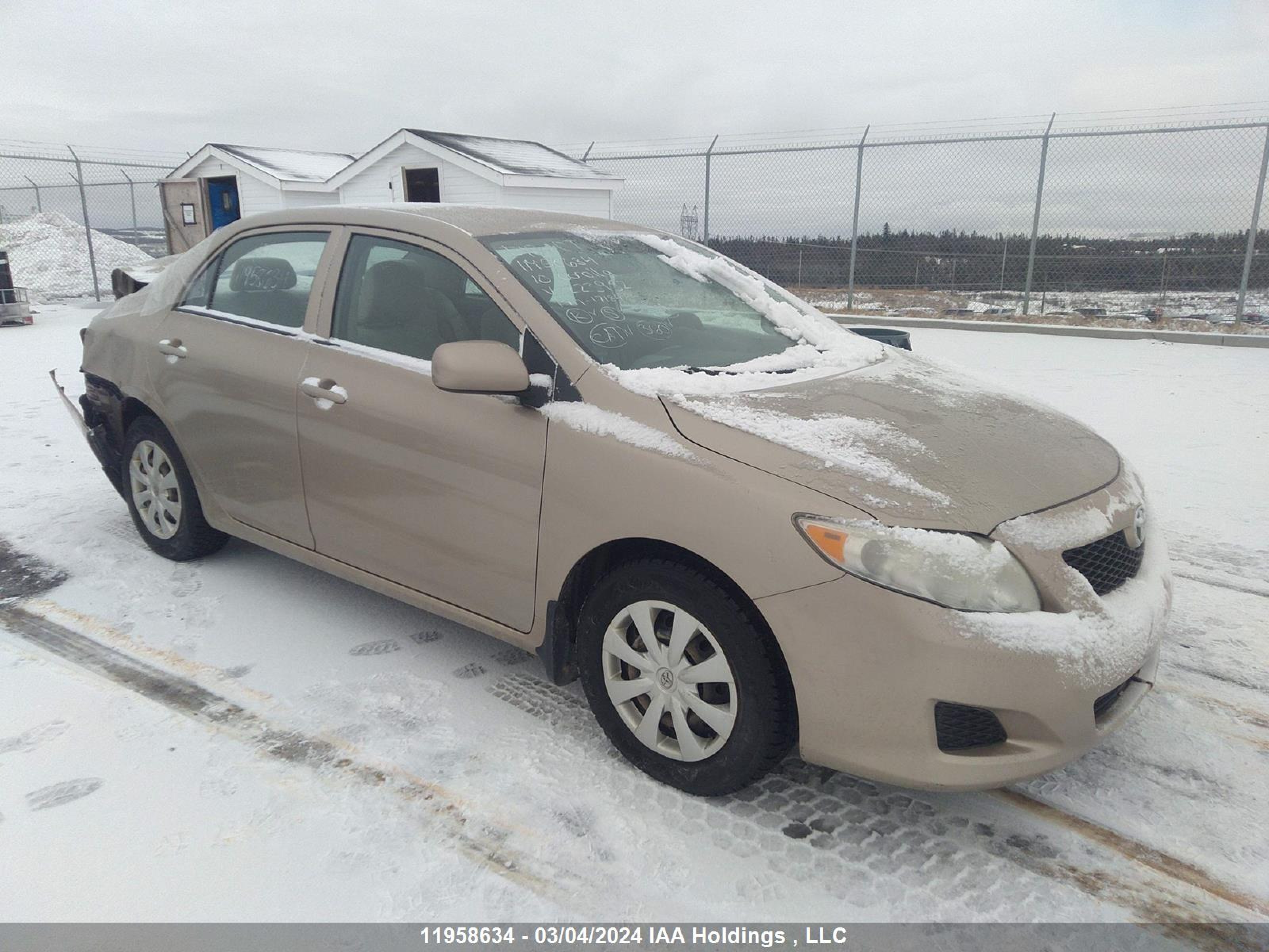 TOYOTA COROLLA 2010 2t1bu4ee6ac223952