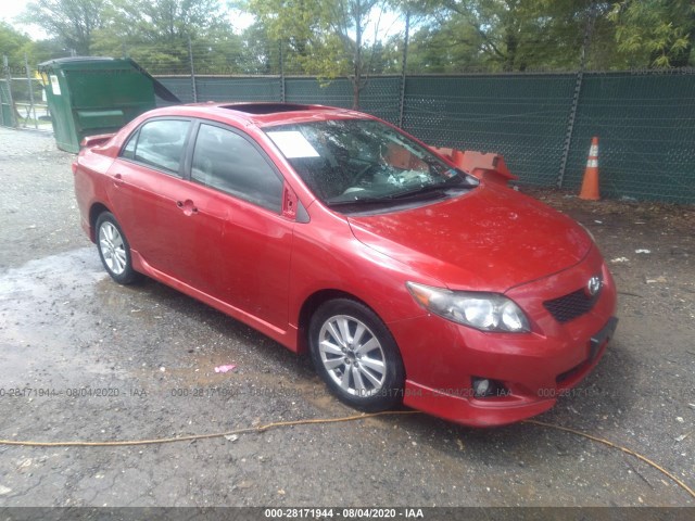 TOYOTA COROLLA 2010 2t1bu4ee6ac266154