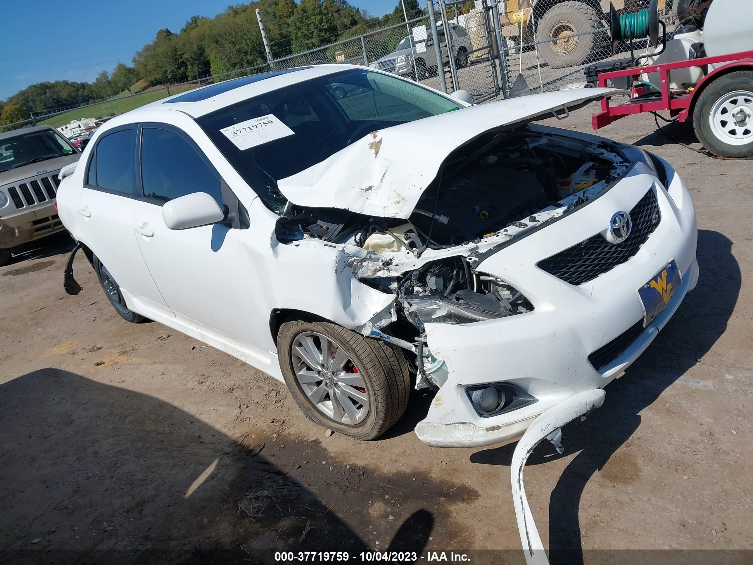 TOYOTA COROLLA 2010 2t1bu4ee6ac324277