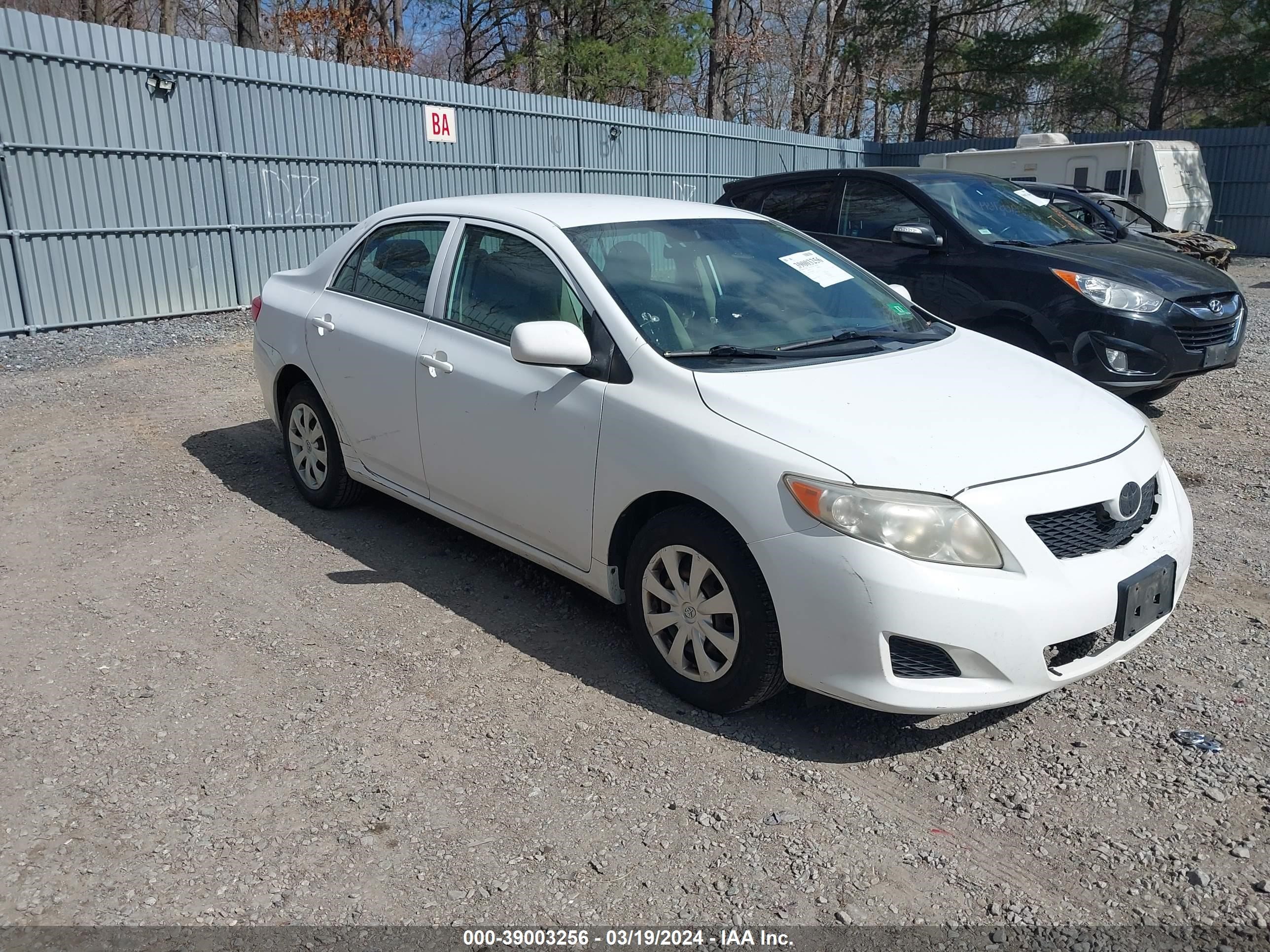 TOYOTA COROLLA 2010 2t1bu4ee6ac346909