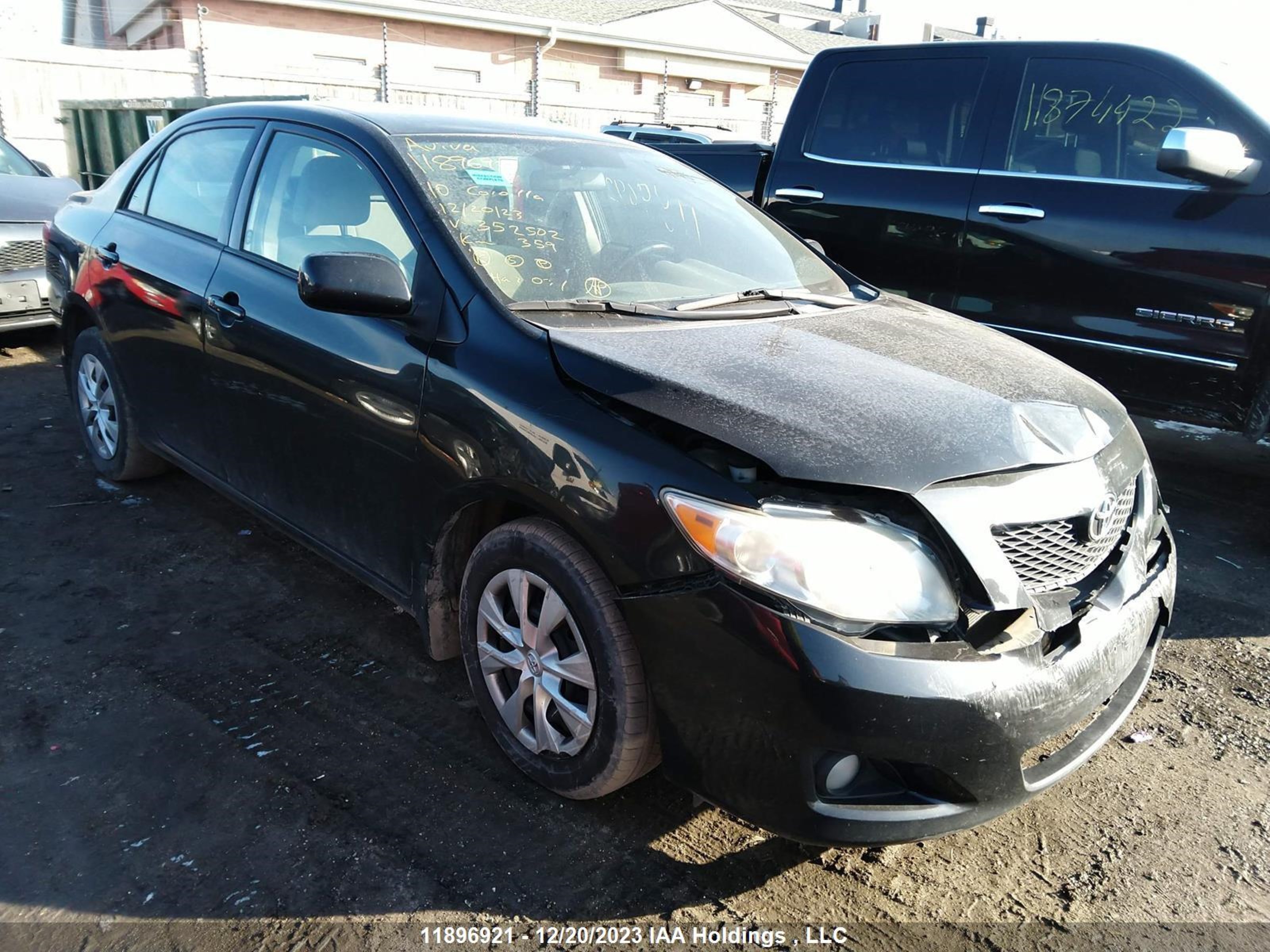 TOYOTA COROLLA 2010 2t1bu4ee6ac352502