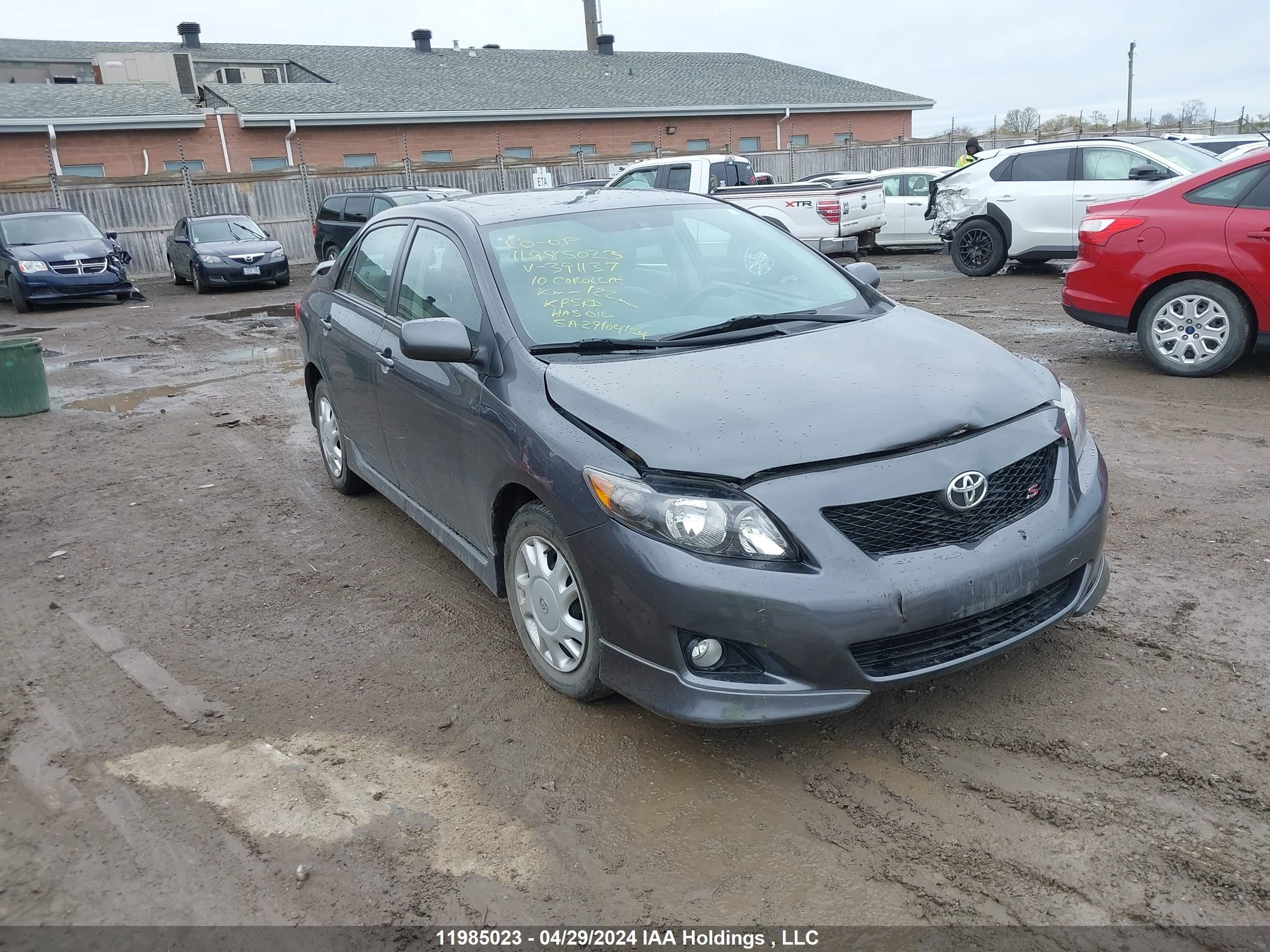 TOYOTA COROLLA 2010 2t1bu4ee6ac391137