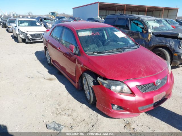 TOYOTA COROLLA 2010 2t1bu4ee6ac412584