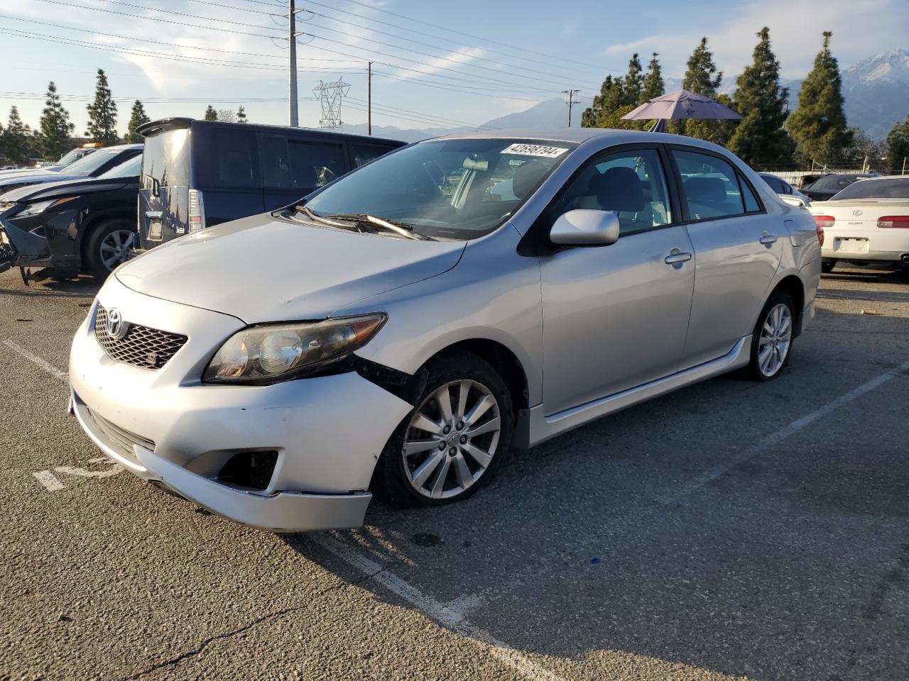 TOYOTA COROLLA 2010 2t1bu4ee6ac438747