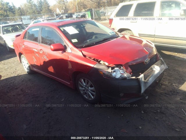 TOYOTA COROLLA 2010 2t1bu4ee6ac452163