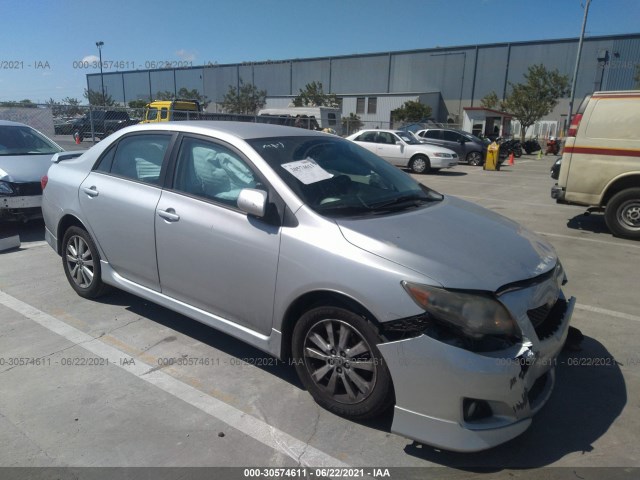 TOYOTA COROLLA 2010 2t1bu4ee6ac452583