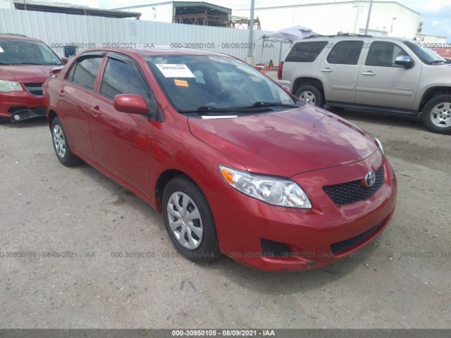 TOYOTA COROLLA 2010 2t1bu4ee6ac507744