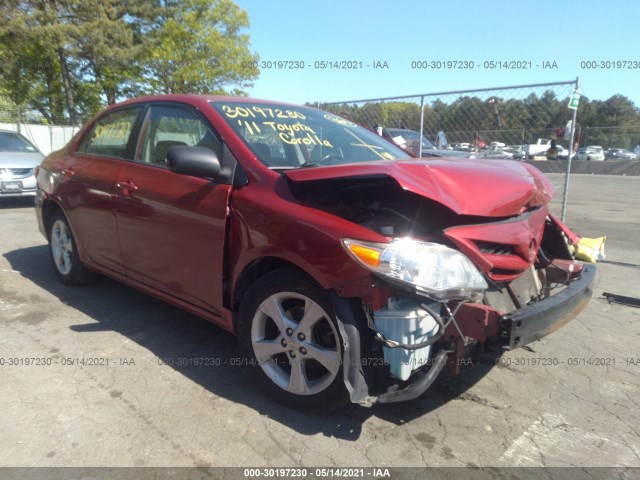 TOYOTA COROLLA 2011 2t1bu4ee6bc597074