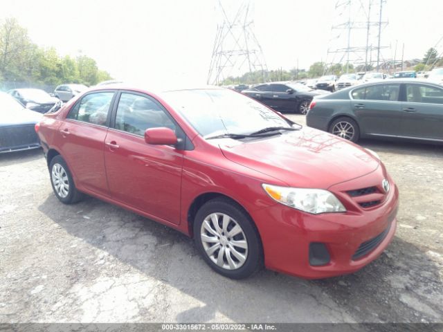 TOYOTA COROLLA 2012 2t1bu4ee6cc861105