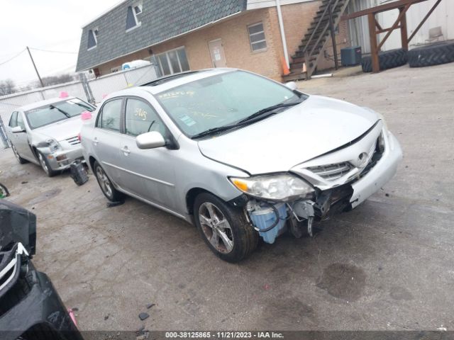 TOYOTA COROLLA 2013 2t1bu4ee6dc126125