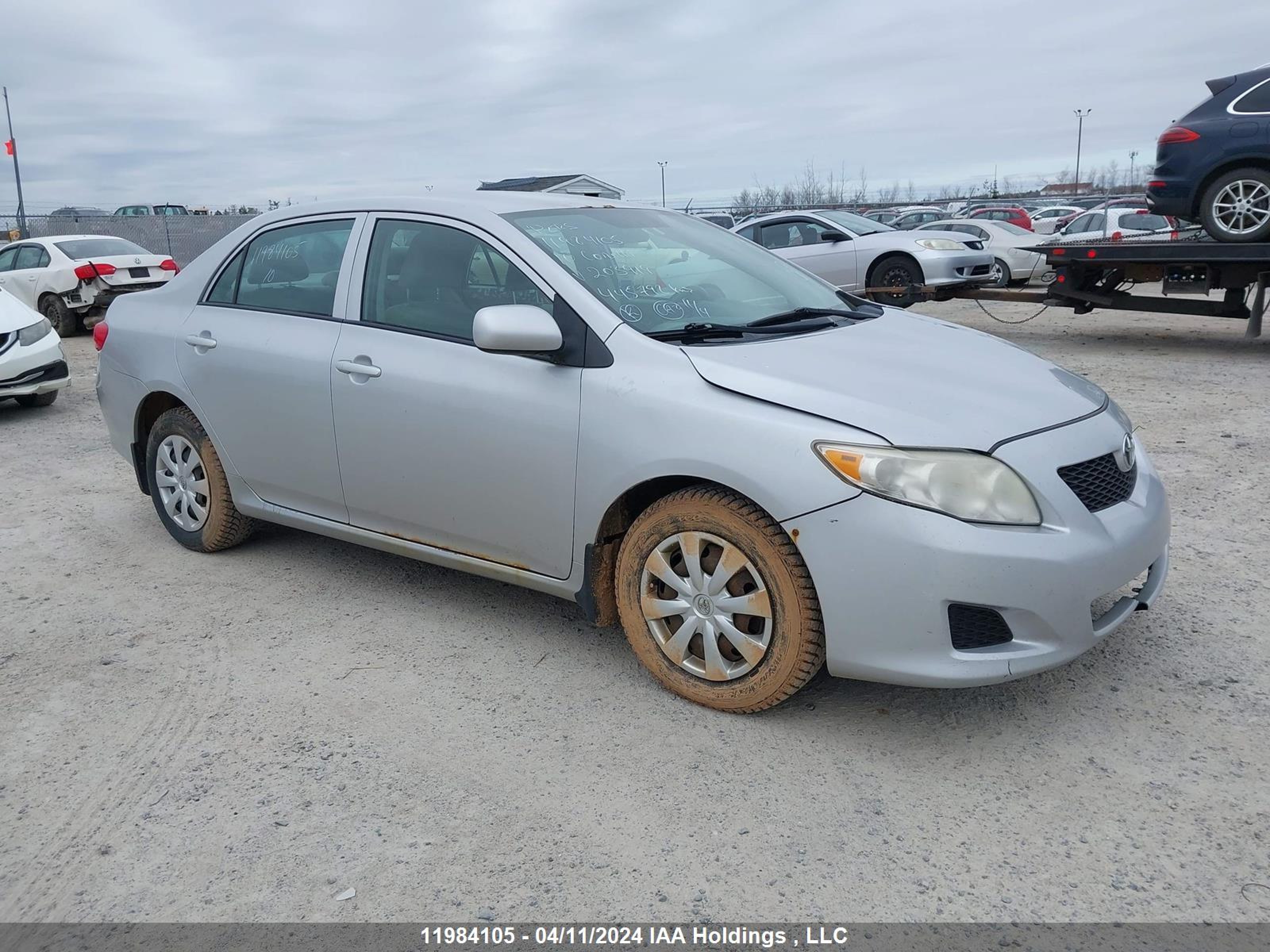 TOYOTA COROLLA 2010 2t1bu4ee7ac203919