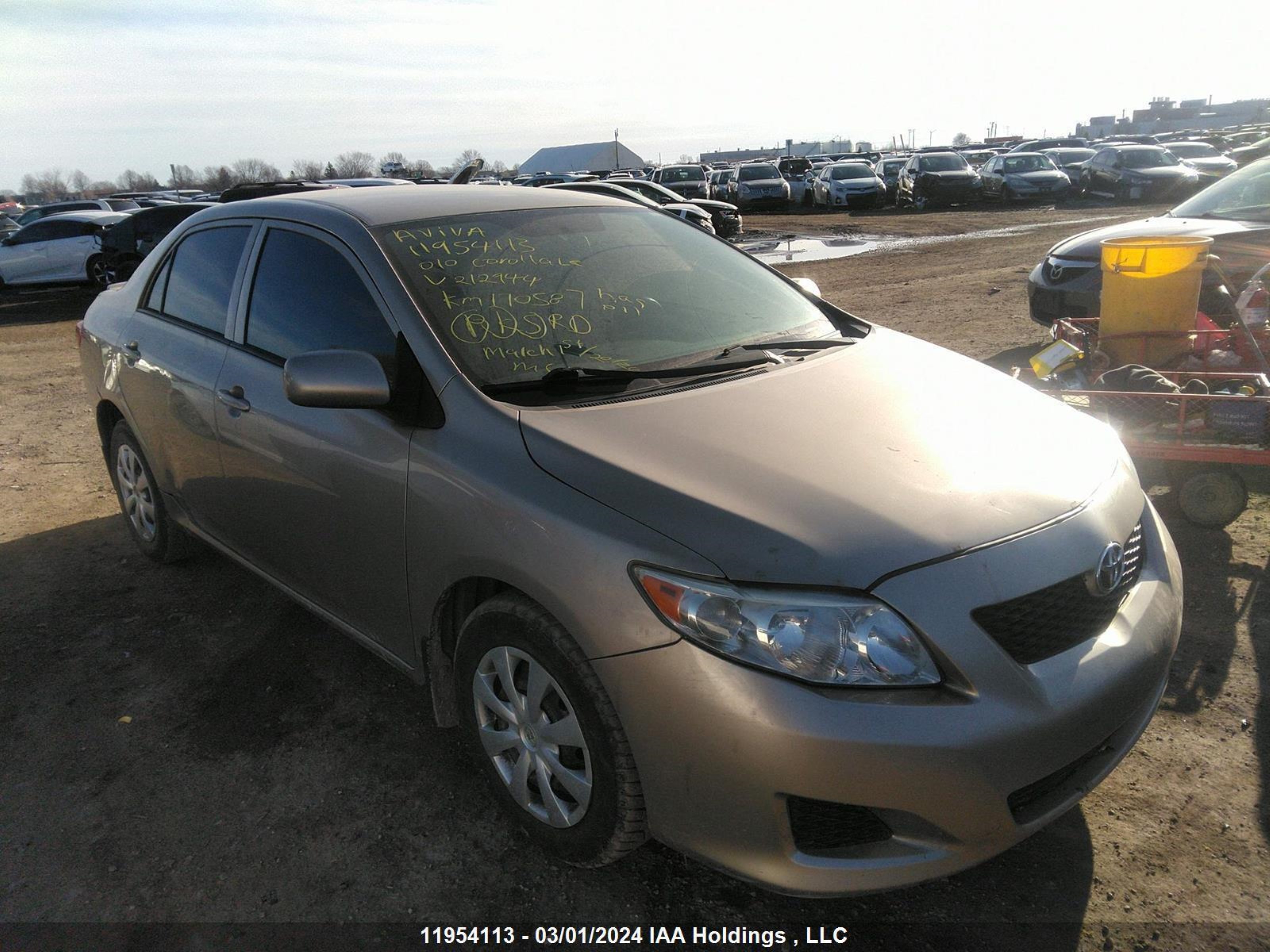 TOYOTA COROLLA 2010 2t1bu4ee7ac212944