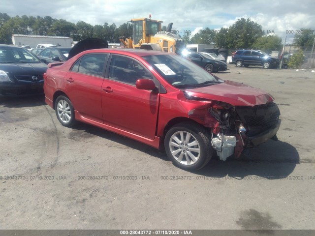 TOYOTA COROLLA 2010 2t1bu4ee7ac242185