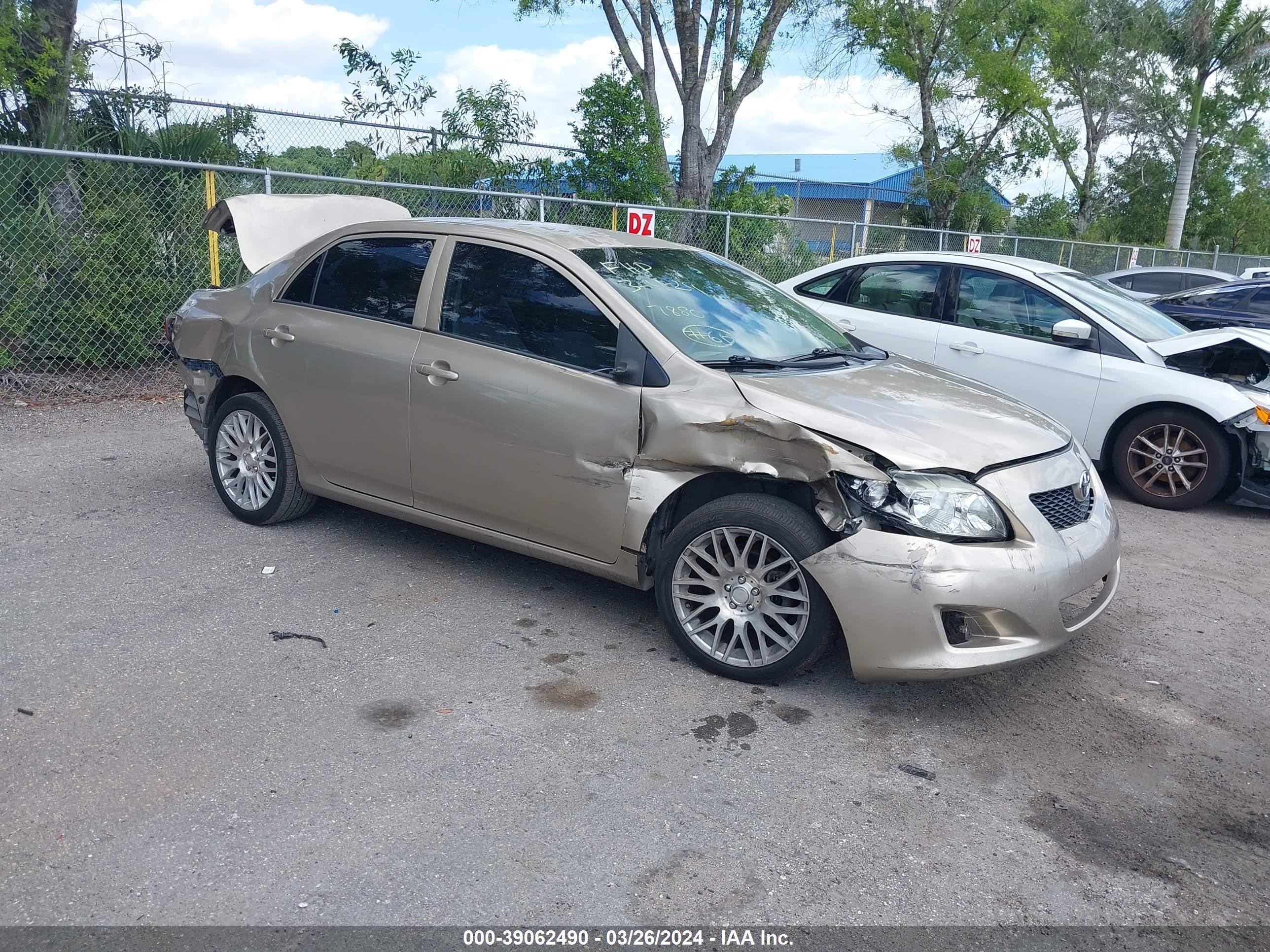 TOYOTA COROLLA 2010 2t1bu4ee7ac278801