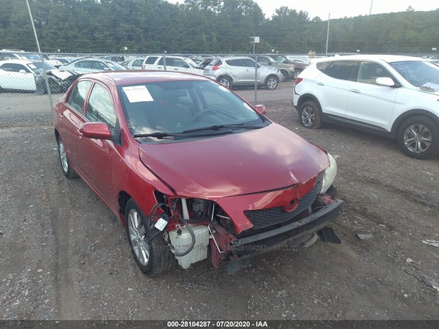 TOYOTA COROLLA 2010 2t1bu4ee7ac306757