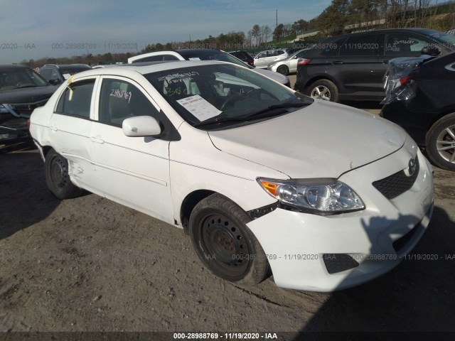 TOYOTA COROLLA 2010 2t1bu4ee7ac350001