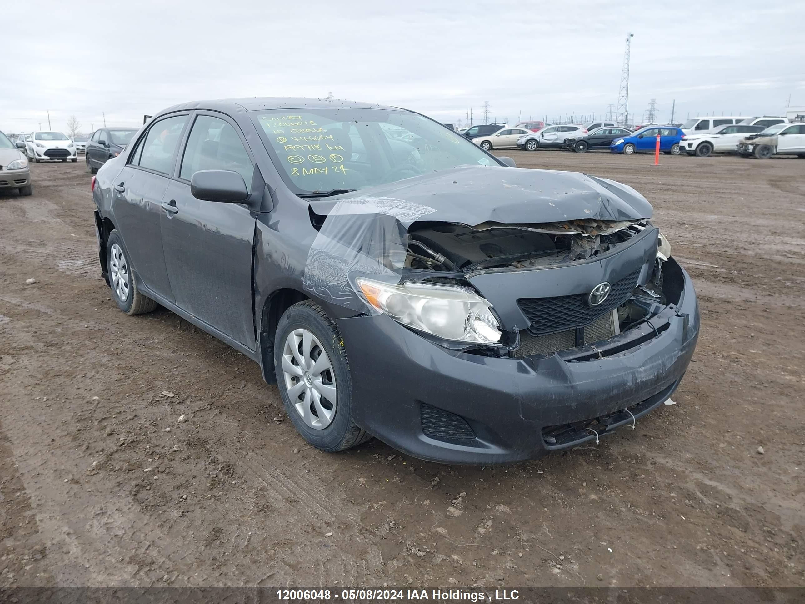 TOYOTA COROLLA 2010 2t1bu4ee7ac446064